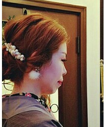 自分でヘアーメイク💪(థิ👄థิ 💪) | その他