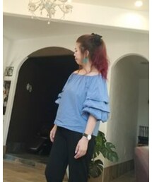 髪色毛先レッドにしました🌟 | その他