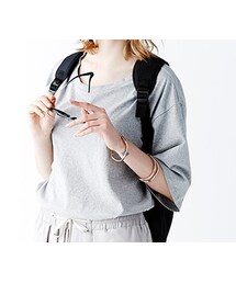 DUL DE VERRE | 五分袖ｔｅｅ(Tシャツ/カットソー)