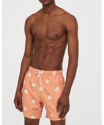 H&M | プリントスイムパンツ　¥1990(水着)