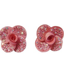 キラキラフラワーピアス(ピアス（両耳用）)