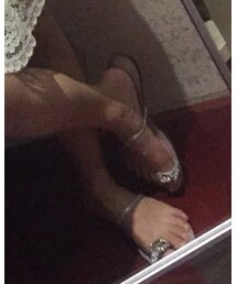 CASADEI | 大大大钻！买到手时候已经是专柜最后一双！大拇指略紧！但是太闪还是入了！百搭！(サンダル)