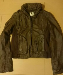 bon ju loud | 豚革 (ライダースジャケット)