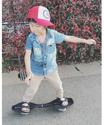 スケボーでいぬの散歩中 | その他