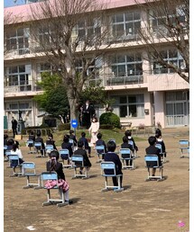 🌸校庭で入学式🌸 | その他