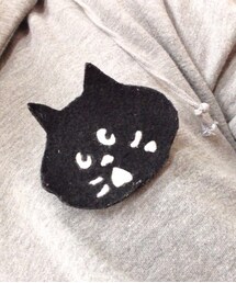 Handmade | にゃーのバッチ(ハンドメイド)(ブローチ/コサージュ)