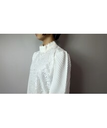 vintage lace tops(シャツ/ブラウス)