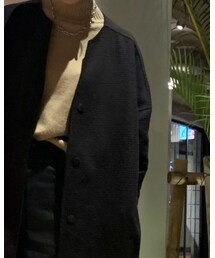 LOWRYS FARM | ノーカラーコート