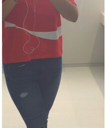 GU | ストレッチクラッシュスキナージーンズ(デニムパンツ)