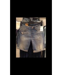 H&M | 五分及膝牛仔短褲(デニムパンツ)
