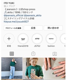 Instagram @y_827 | その他トップス