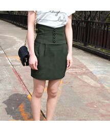 LADYMADE | ストレッチハイウエスト切替スカート(スカート)