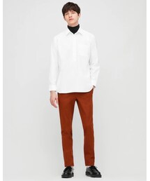 UNIQLO | エクストラファインコットンプルオーバーシャツ(トップス)