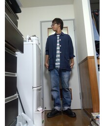 ブランド不明 | インナーはボーダーで。(Tシャツ/カットソー)