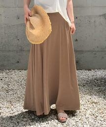 KOBE LETTUCE | [ロング丈・マキシ丈]カットソーマキシフレアスカート(スカート)