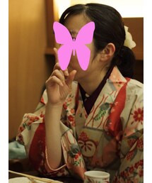 ピンク銘仙(浴衣)