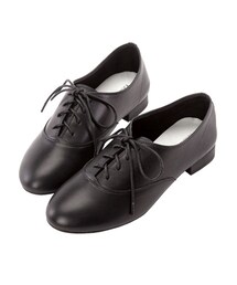 Grace gift 軟Q真羊皮休閒感牛津鞋(その他シューズ)