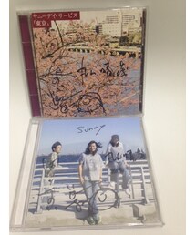 一番好きなアルバムと最新アルバムにサインをしてもらった。(その他)