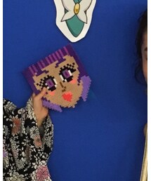 アイロンビーズでリコちゃん👸🏼 | アクセサリー