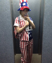アンケートマンの服(つなぎ/オールインワン)