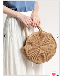 Honeys | 雑材サークルBag(かごバッグ)