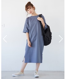 COHINA | ゆったりカットソーワンピース(ワンピース)