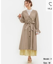 GU | リネンブレンドガウン(カーディガン/ボレロ)