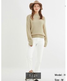 GU | テーパードアンクルジーンズ(デニムパンツ)