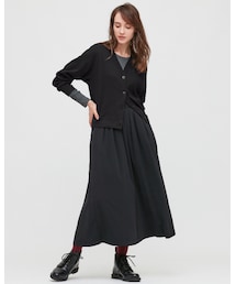 UNIQLO | コットンリブカーディガン (カーディガン/ボレロ)