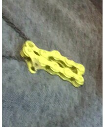 自作 | 自転車のチェーンを着色して作りました。(ネックレス)