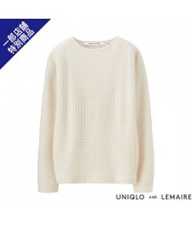 UNIQLO | カシミヤブレンドスクエアセーター（長袖）(ニット/セーター)