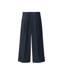 UNIQLO | デニムワイドパンツ（ハイライズ)(デニムパンツ)