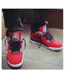 JORDAN BRAND | air jordan 4  fire red(スニーカー)