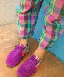 no brand | カラフルチェックパンツ(その他パンツ)