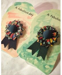 ロゼット | イヤリング