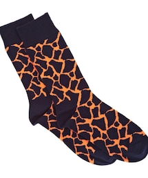 Happy Socks | オレンジヒョウ柄ソックス(ソックス/靴下)