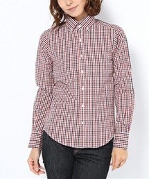 PAPER CHEST | コットンオックスカラーチェックシャツ(シャツ/ブラウス)