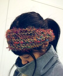 MARAIKA | mix編みニットバンド(ヘアバンド)