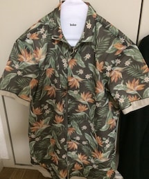 kolor | ボタニカル柄 半袖シャツ(シャツ/ブラウス)