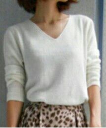 HARYU | Vネックプルオーバー(ニット/セーター)