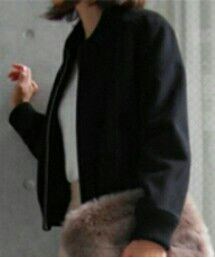 HARYU | カシミヤビーバーブルゾン(ブルゾン)