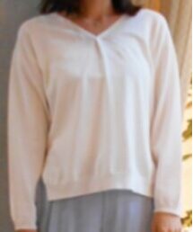 HARYU | Vネックプルオーバー(ニット/セーター)