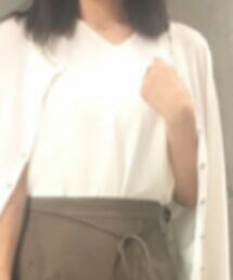 HARYU | シフォンレイヤードカットソー(Tシャツ/カットソー)