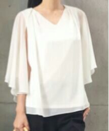 HARYU | シフォンレイヤードカットソー(Tシャツ/カットソー)