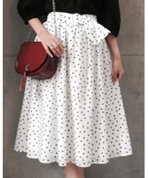 HARYU | ドットミディスカート(スカート)