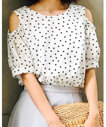 HARYU | ドットブラウス(シャツ/ブラウス)