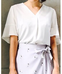 HARYU | フレアースリーブブラウス(シャツ/ブラウス)