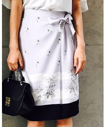 HARYU | スカーフプリントスカート(スカート)