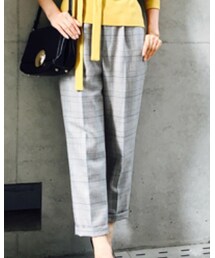 HARYU | グレンチェックパンツ(パンツ)