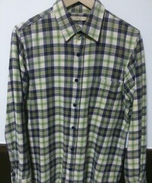 GLOBAL WORK | 緑のチェックシャツ(シャツ/ブラウス)